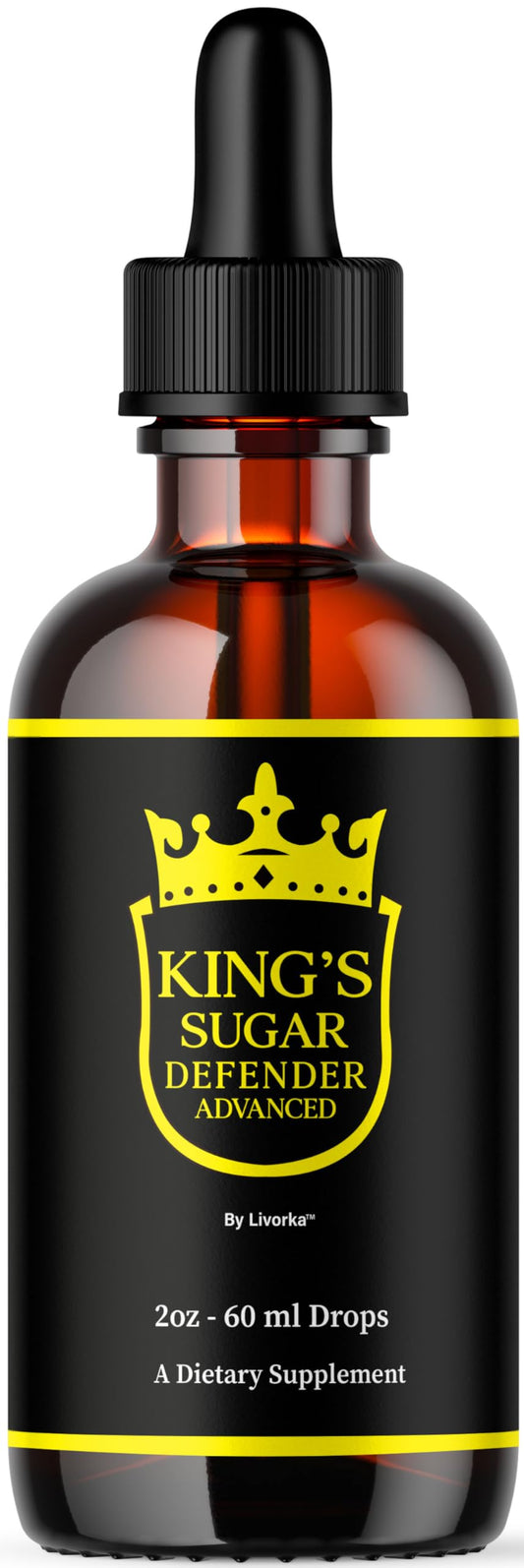 Front view of Kings Sugar Defender bottle
