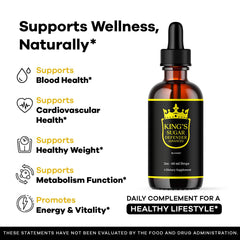 KingsSugar Defender liquid formula drops bottle