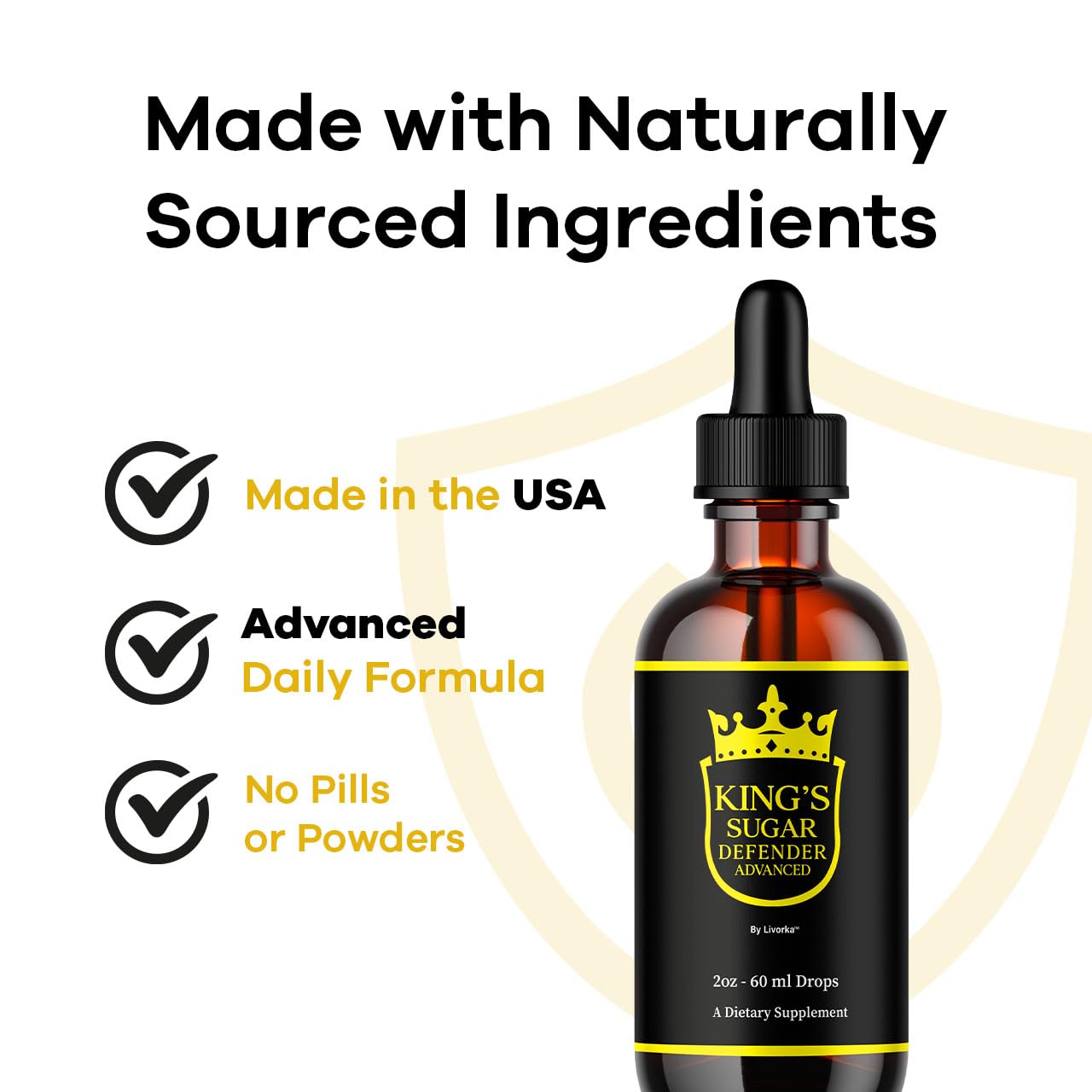 KingsSugar Defender supplement bottle