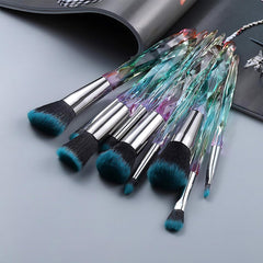 Kingtree crystal-makeup brush gift set ideal for birthdays