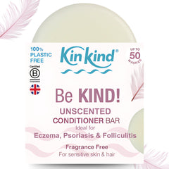 KinKind bar in hand, compact travel size for voyages.