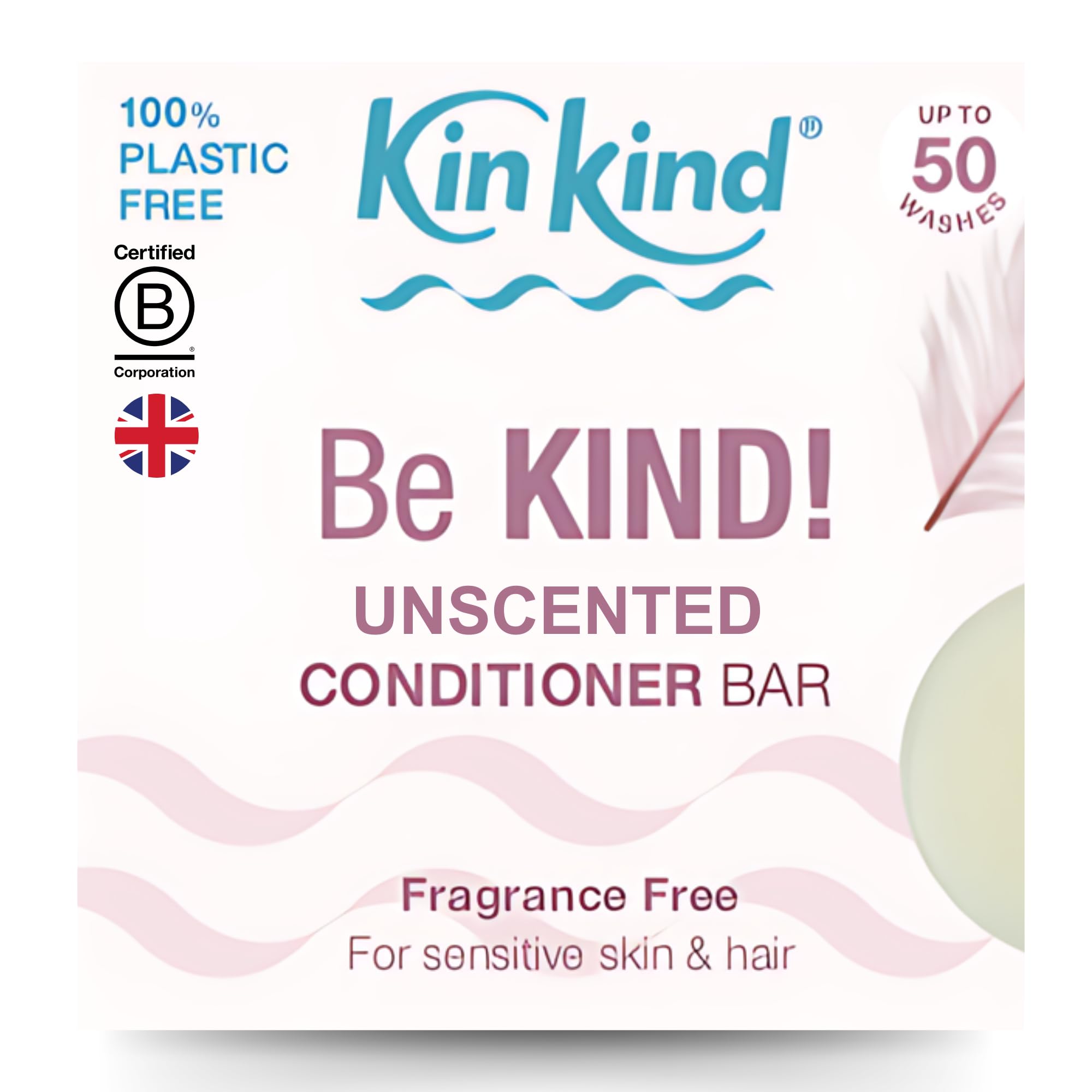 KinKind plastic-free packaging supports an eco-friendly routine.