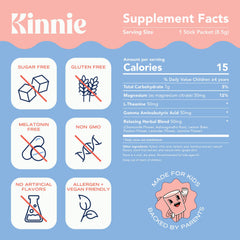 Travel-friendly stick sachets for Kinnie Calm