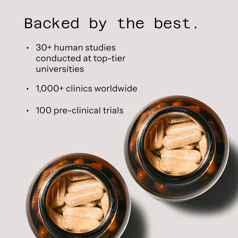 60 vegetarian capsules per bottle