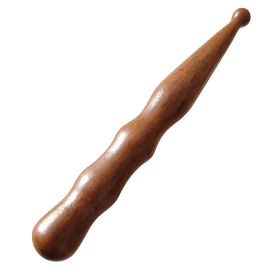 KINTEGOOD Sandalwood Acupoint Massage Pen - traditional wooden design