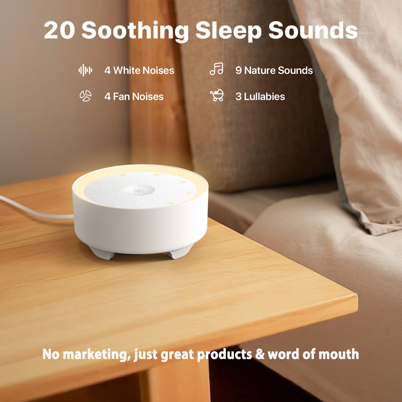 Kipcush Warm Night Light with brightness levels enables gentle illumination during feeds.