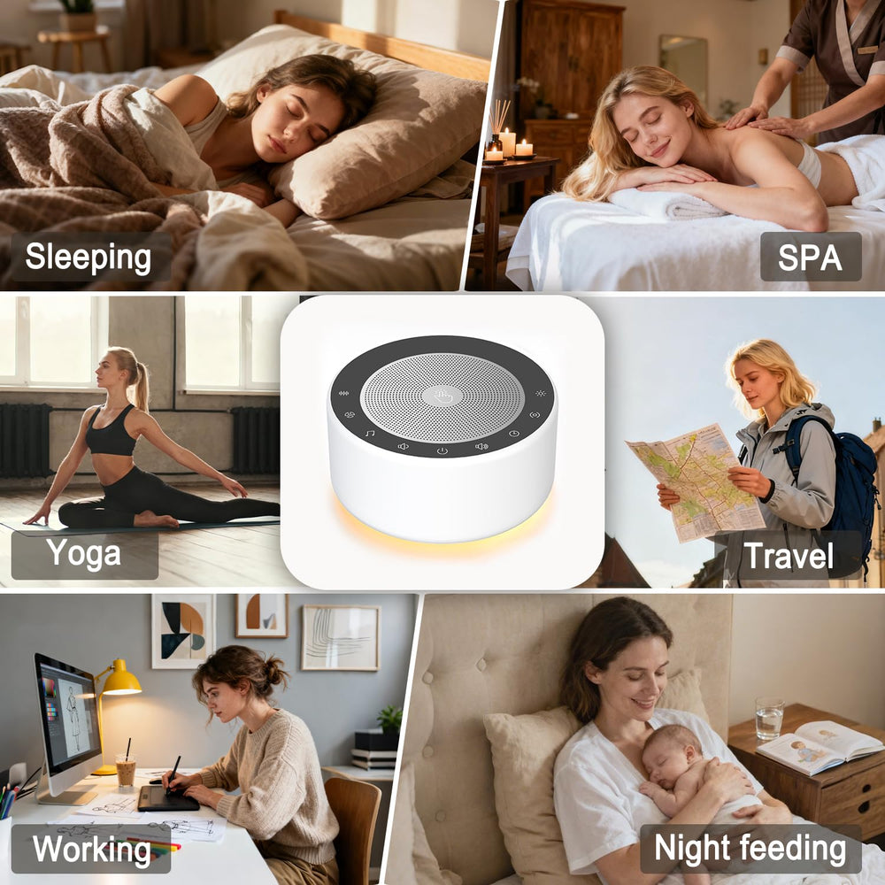 Kipcush white-noise machine memory feature remembers last sound and light settings