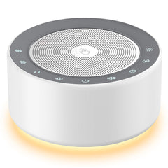 Kipcush white noise machine nursery lamp front view for calm bedtime routine