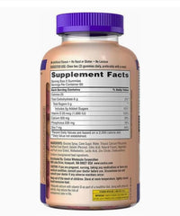 Nutrition facts and ingredients for Kirkland calcium gummies