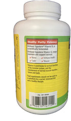 Kirkland Vitamin D3 2000 IU bottle with packaging display