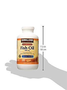 Kirkland Signature Fish Oil Concentrate 2 Pack packaging and bottles