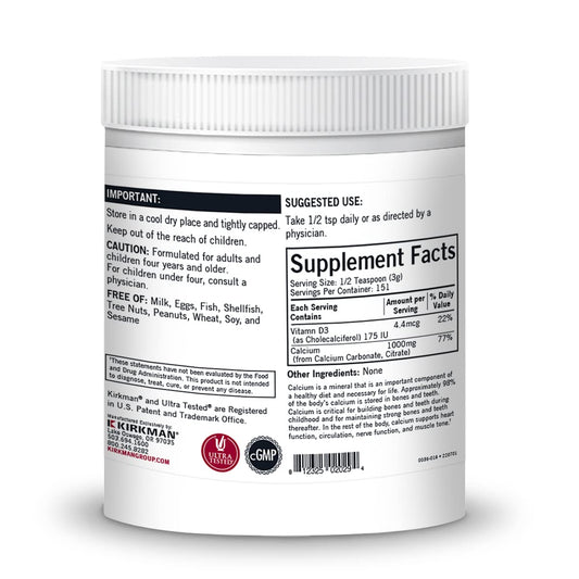Bisglycinate calcium with vitamin D3 for superior absorption