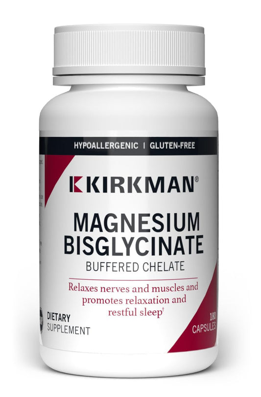 Kirkman Magnesium Bisglycinate Buffered Chelate label