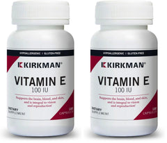Kirkman Vitamin E 100 IU bottle label