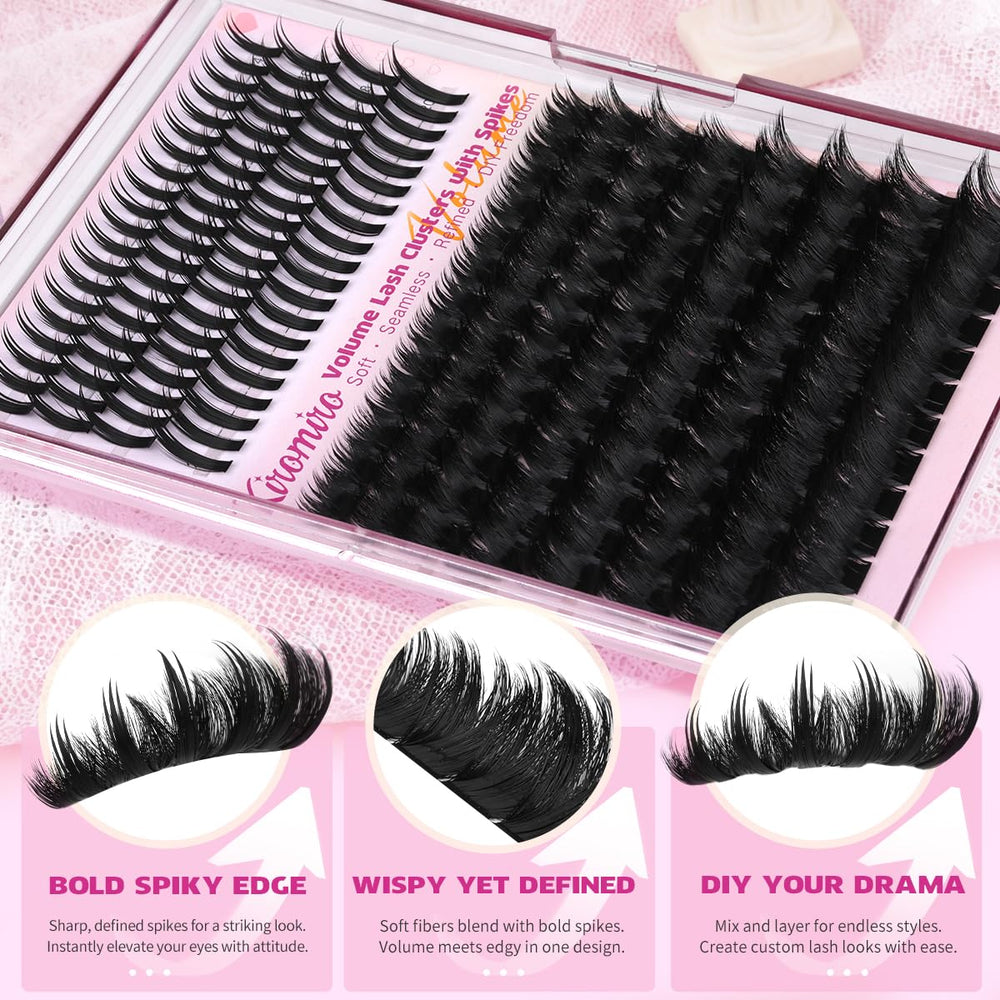 Kiromiro fluffy clusters create soft, voluminous texture for everyday glam.