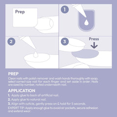 KISS Dreamdust wear-ready nails on hand illustrate instant manicure transformation.