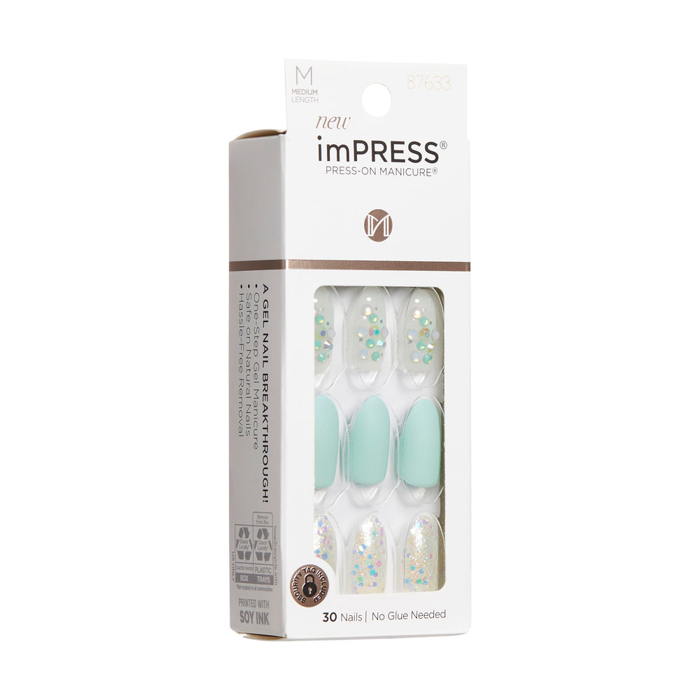 KISS imPRESS Prep Pad and tools for a clean base and precise nail fit.