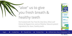 Pack of three Kiss My Face toothpaste tubes
