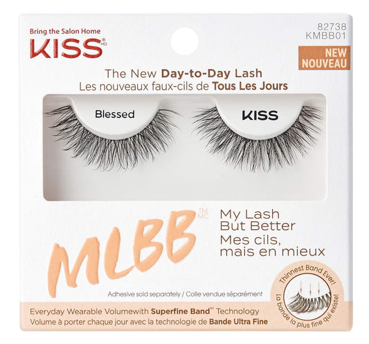 KISS Kiss My Lash But Better Blessed pack of 3 — lightweight, daily-wear lashes.