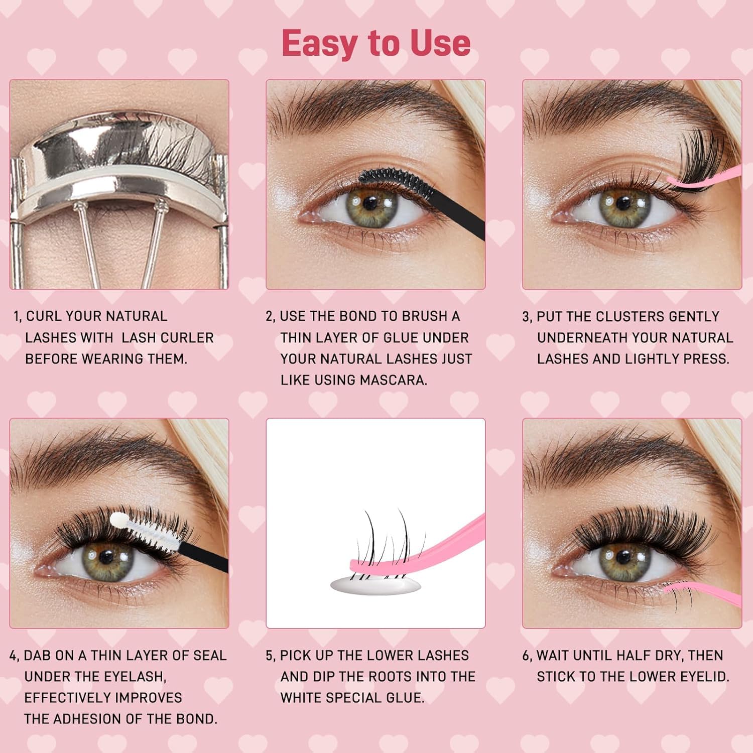 Kissxiaoya travel-friendly DIY lashes kit for on-the-go beauty