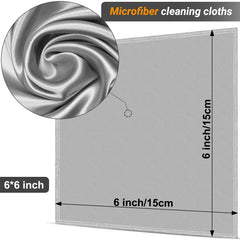 Open view of the 2-Sided Cleaning Kit showing double-sided cloths