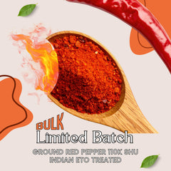 Cayenne pepper powder ready to cook in the kitchen