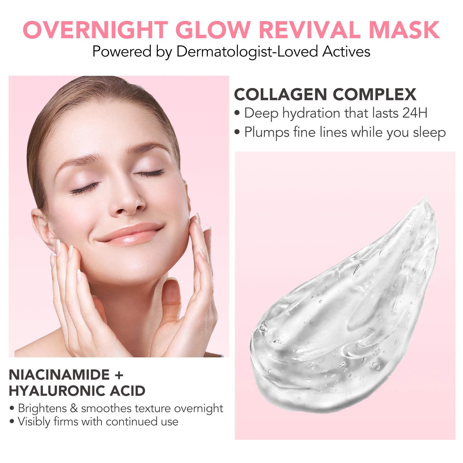 Applying KITNOBLIS mask for even coverage before bedtime