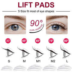 KITNOBLIS lash lift kit glue-tubes secure lifts with minimal residue