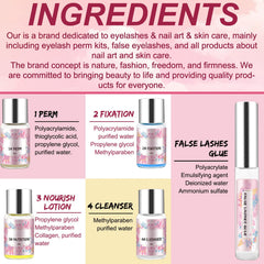 KITNOBLIS lash lift pad sizes help customize curl strength and results