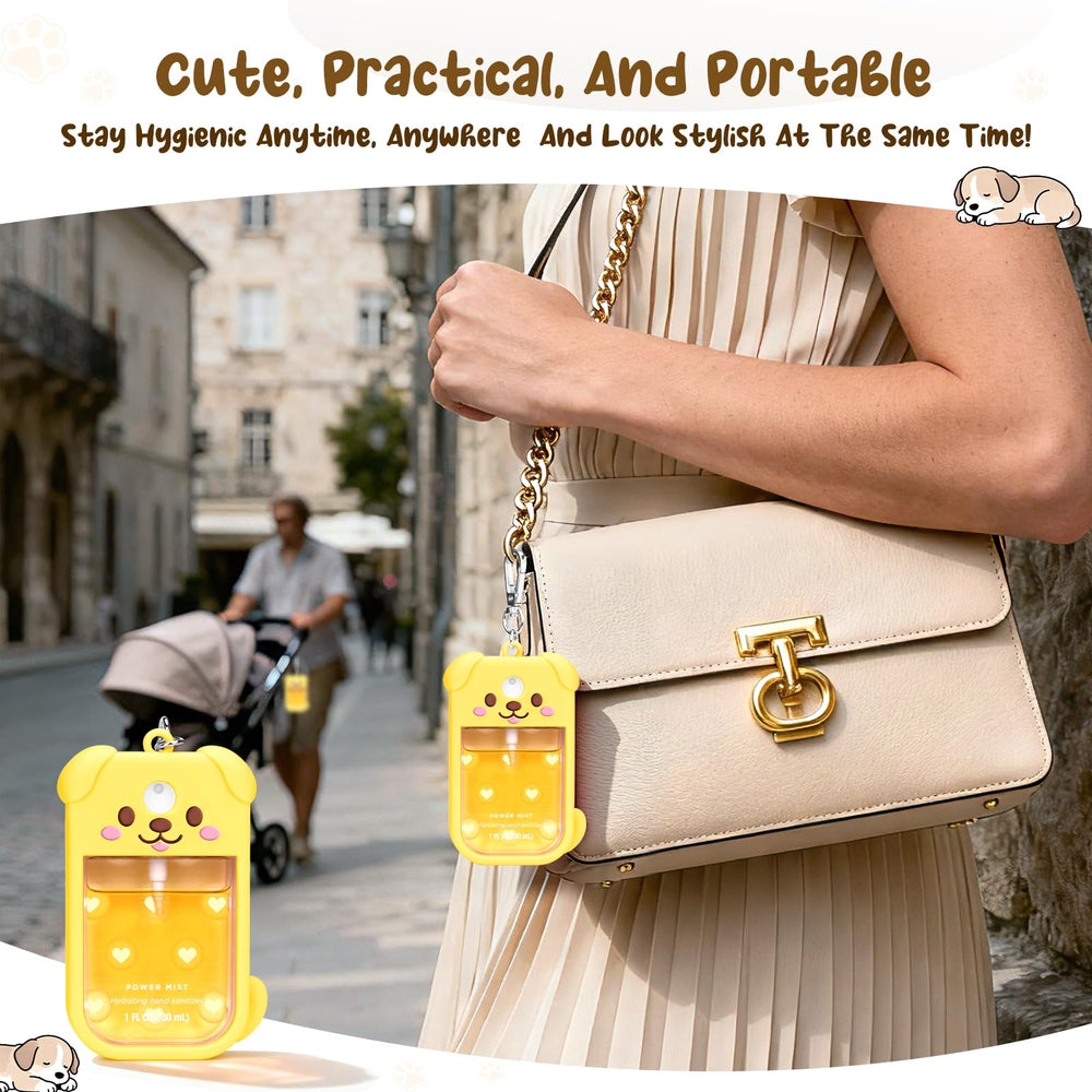 Kivzex Touchland case keychain clip in yellow for easy access