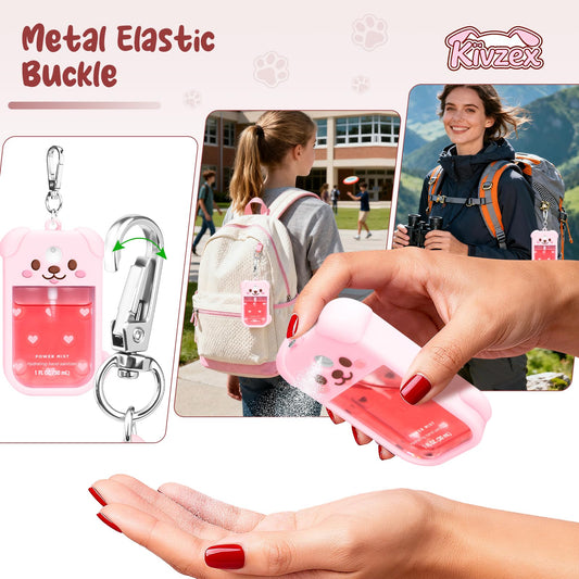 Kivzex Touchland case with 360° keychain clip for easy access