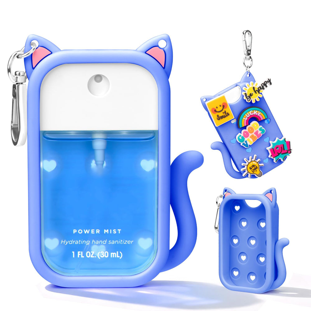 Kivzex Touchland cat silicone case close-up showing durable protection for 1oz bottle