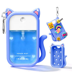 Kivzex Touchland cat silicone case close-up showing durable protection for 1oz bottle