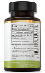 Serving size showing 1000 mg of kiwi extract