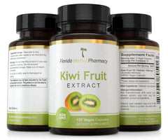 GMP-certified and third-party tested kiwi fruit extract supplement label