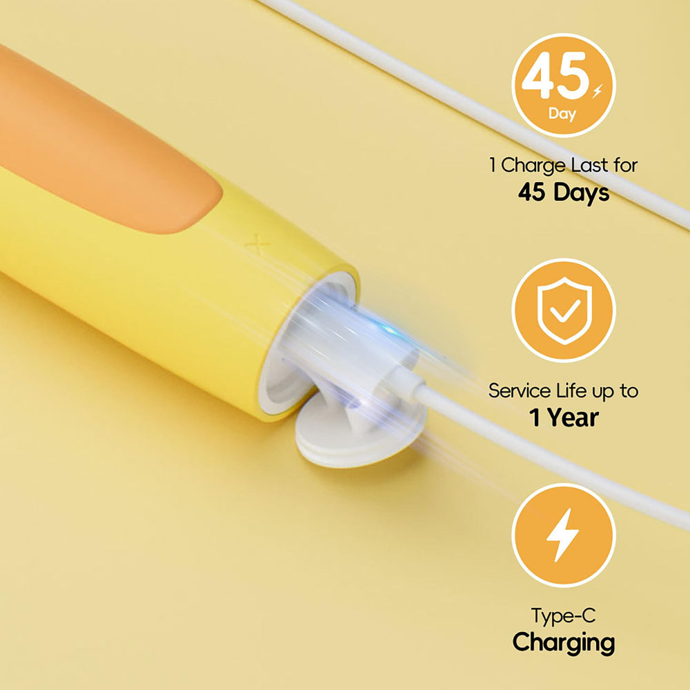 Close-up of soft silicone bristles