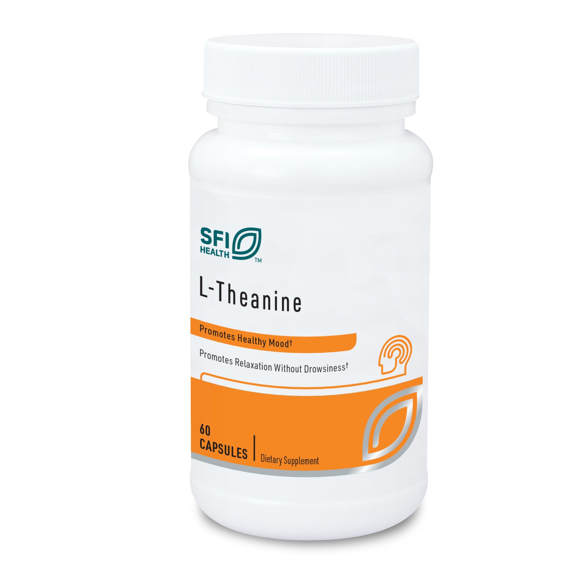 Klaire Labs L-Theanine Suntheanine 100mg bottle – 60 capsules