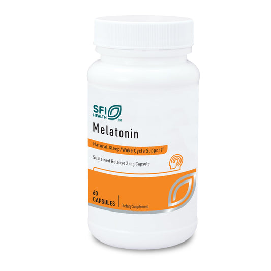 Klaire Labs Melatonin-SR 2 mg bottle with 60 capsules