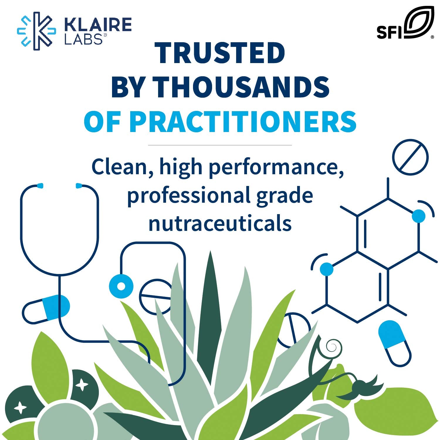Serving size and CFU information for Klaire Labs Saccharomyces boulardii