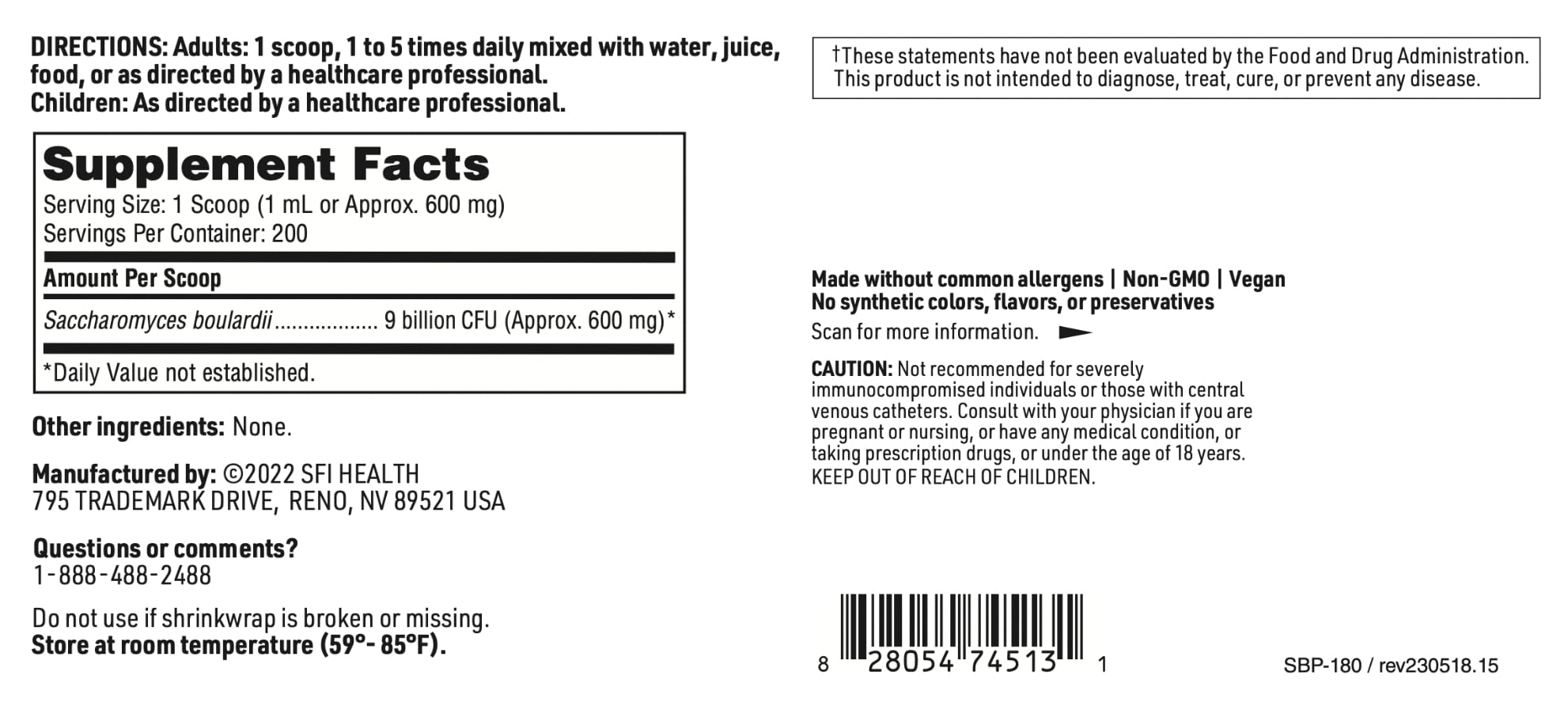 Clean-label formulation with no artificial colors, flavors or preservatives