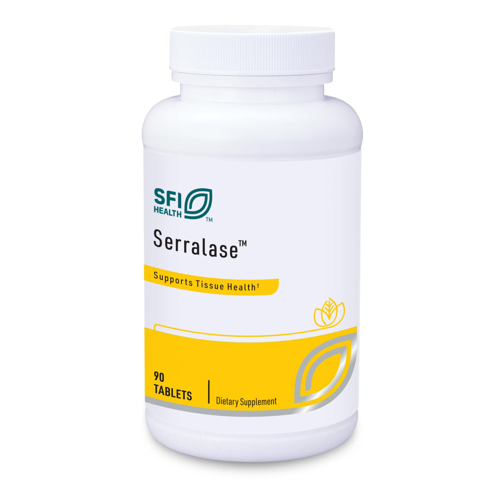 Klaire Labs Serralase bottle and label