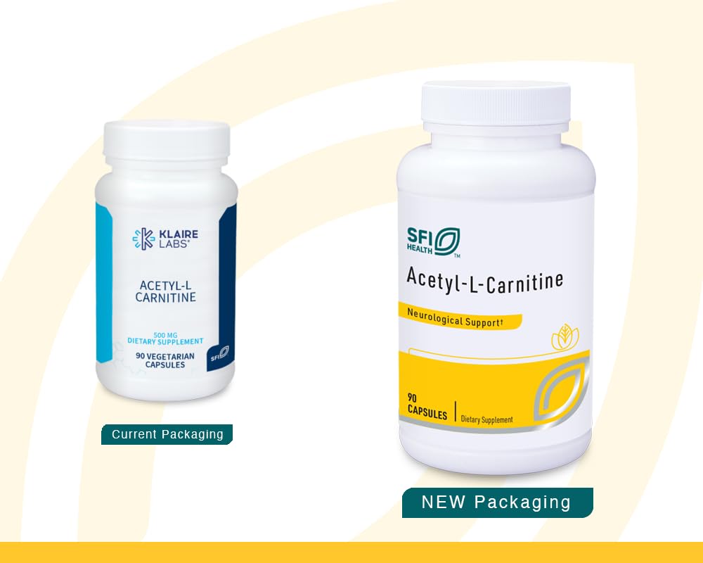 Close-up of Acetyl-L-Carnitine 500 mg capsules
