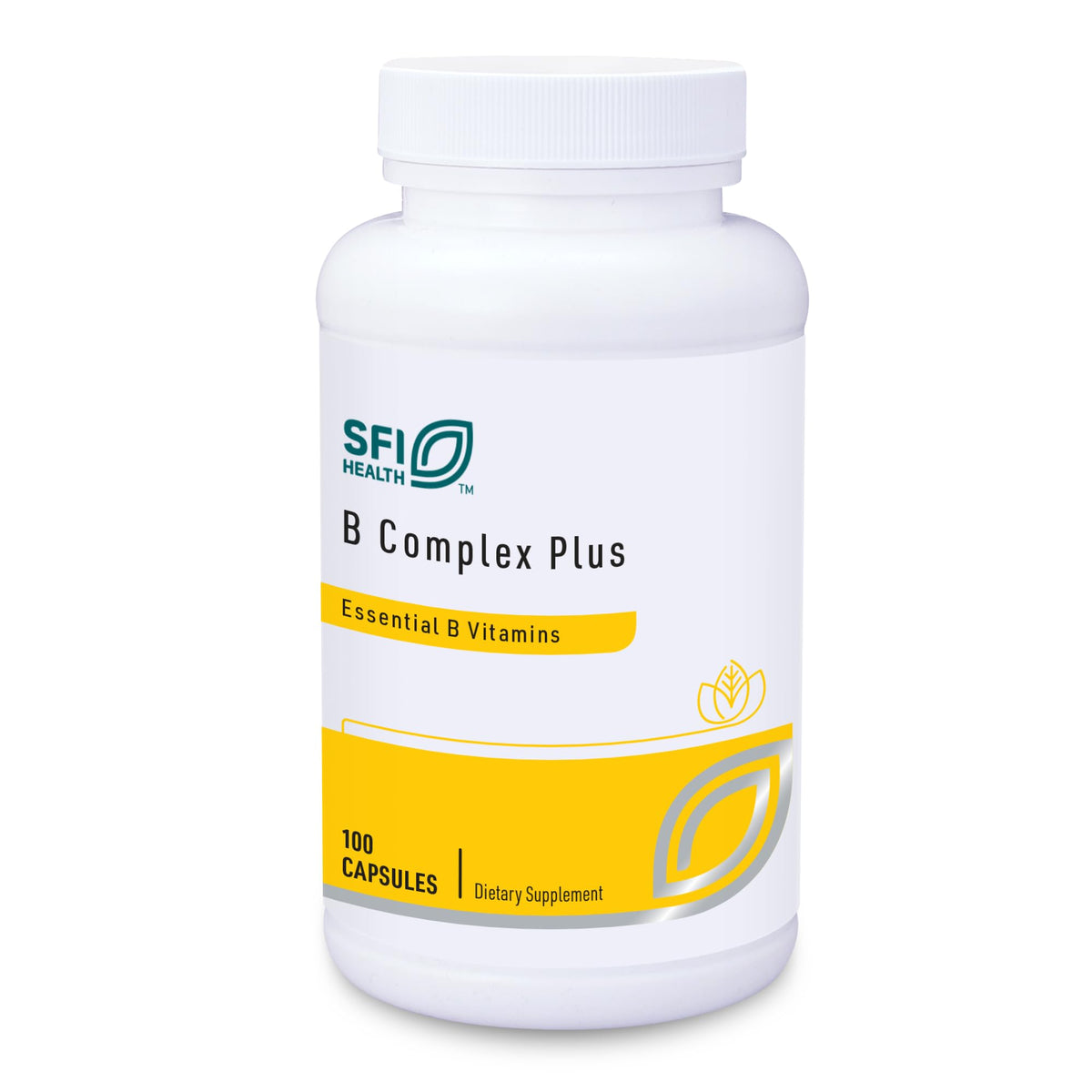 Klaire Labs SFI Health B Complex Plus bottle label