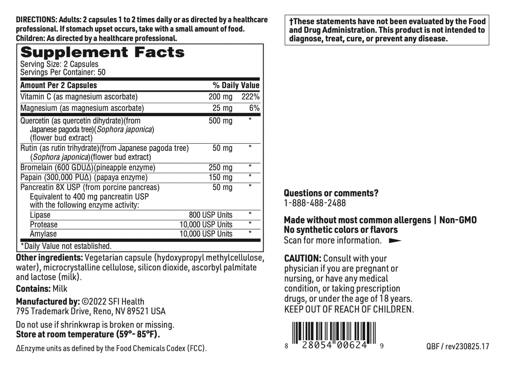 Product packaging showcasing Klaire Labs branding