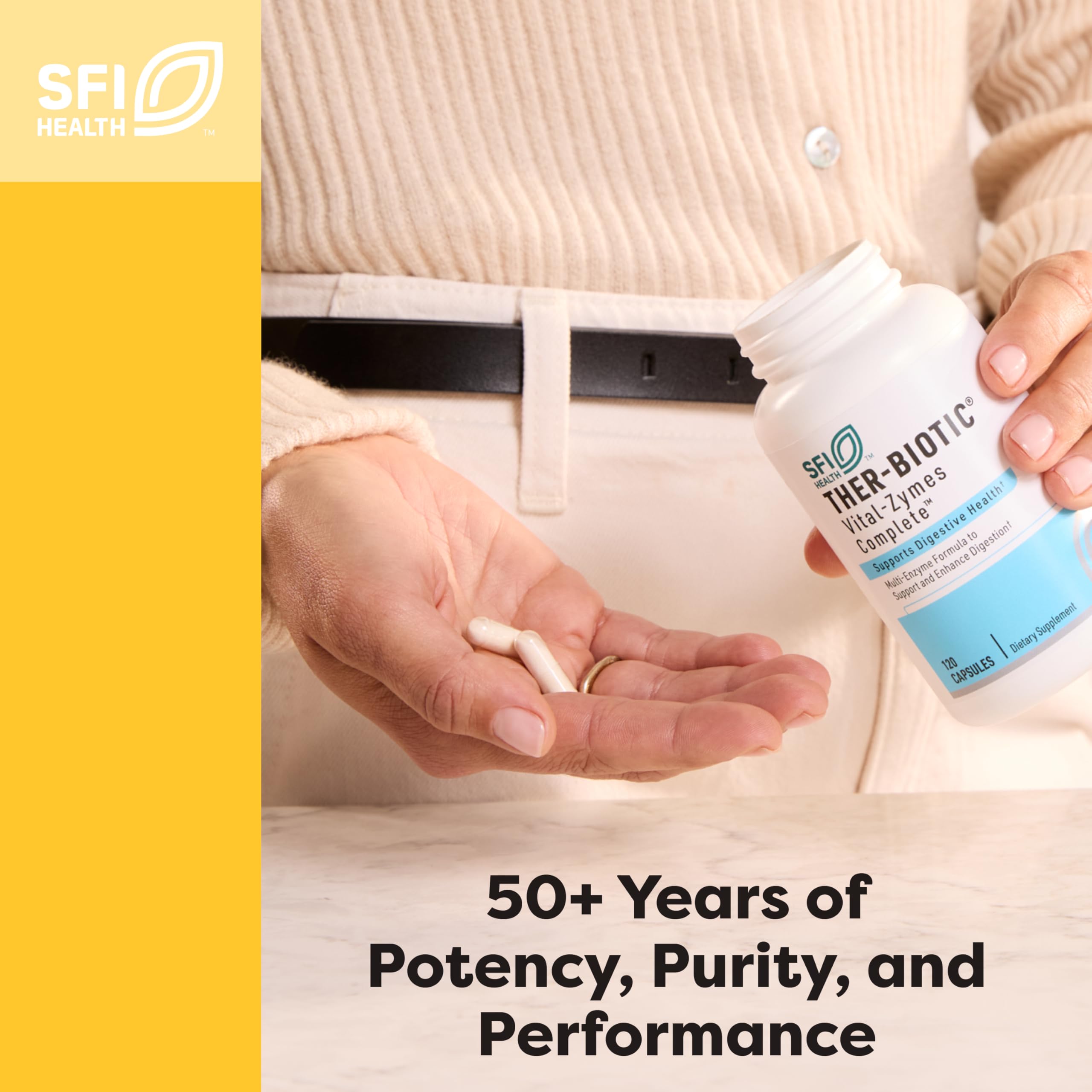 100 capsule bottle on white background