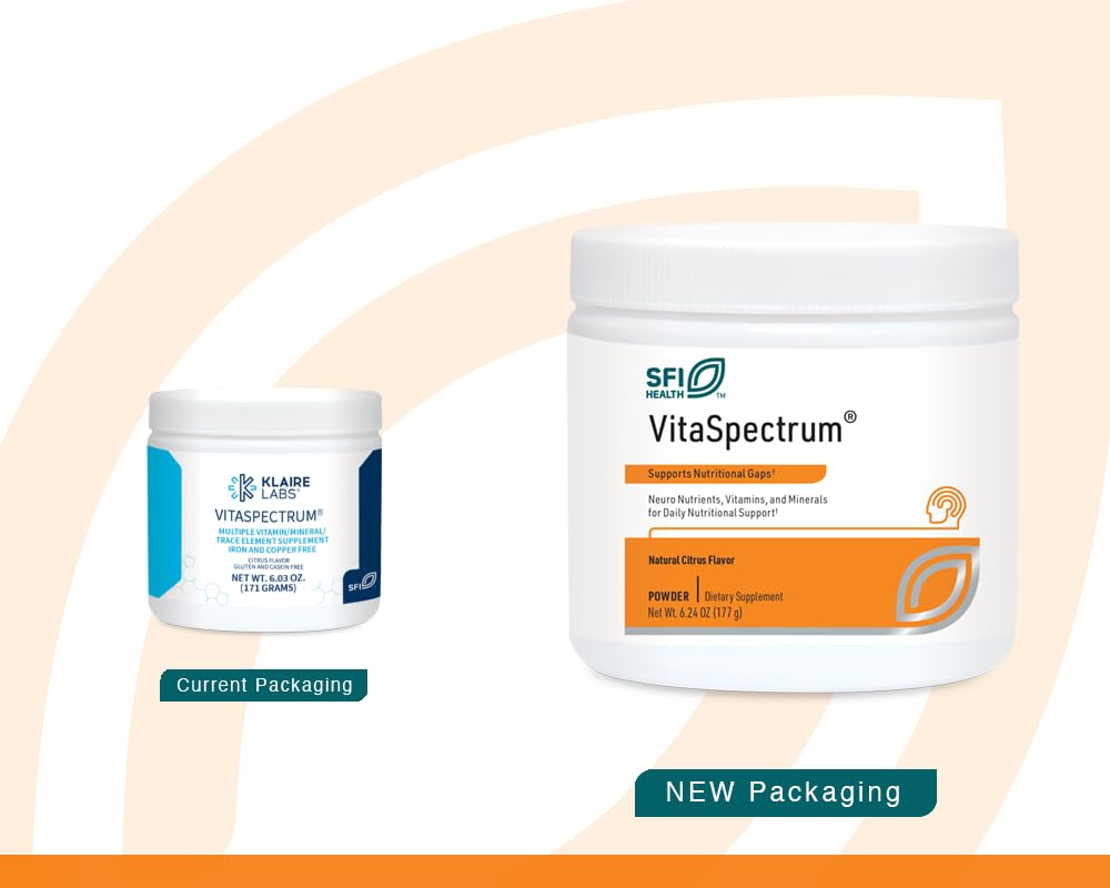 VitaSpectrum Powder for Kids label with 23 essential nutrients