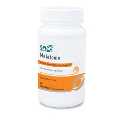 Klaire Labs SFI Health Melatonin Lozenge packaging with cherry flavor