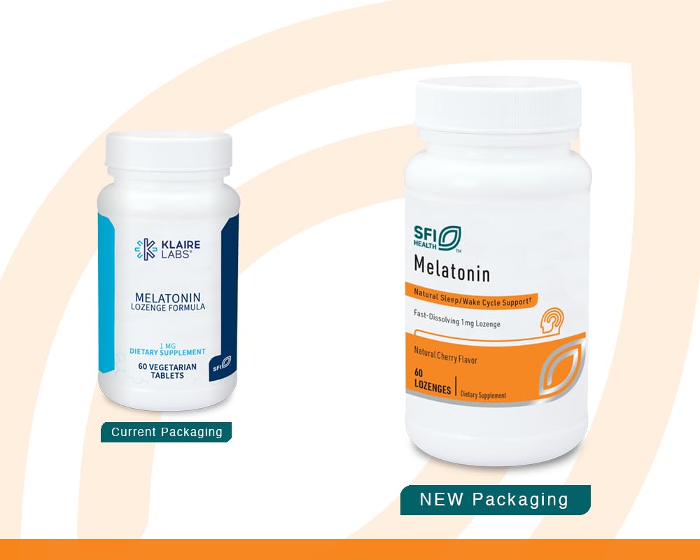 Supplement facts and ingredients for Klaire Labs melatonin lozenge