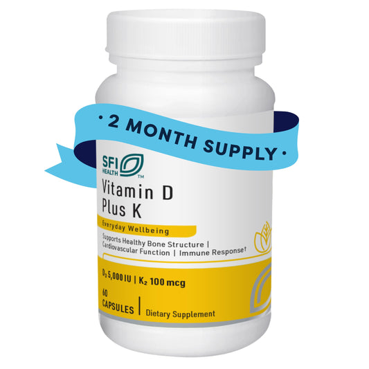 Klaire Labs Vitamin D Plus K bottle front view