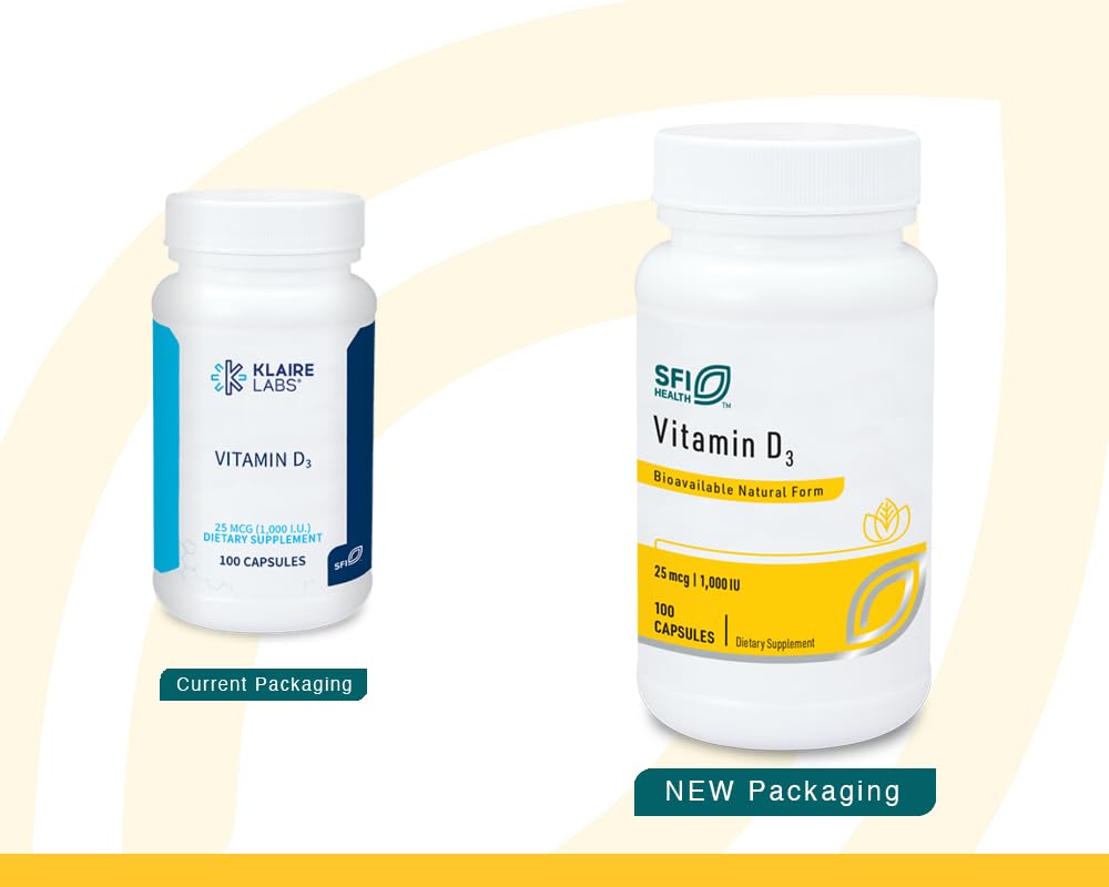 Label close-up showing 1000 IU per capsule and hypoallergenic claim